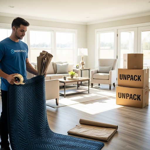 movepack post move cleaning service tidying up